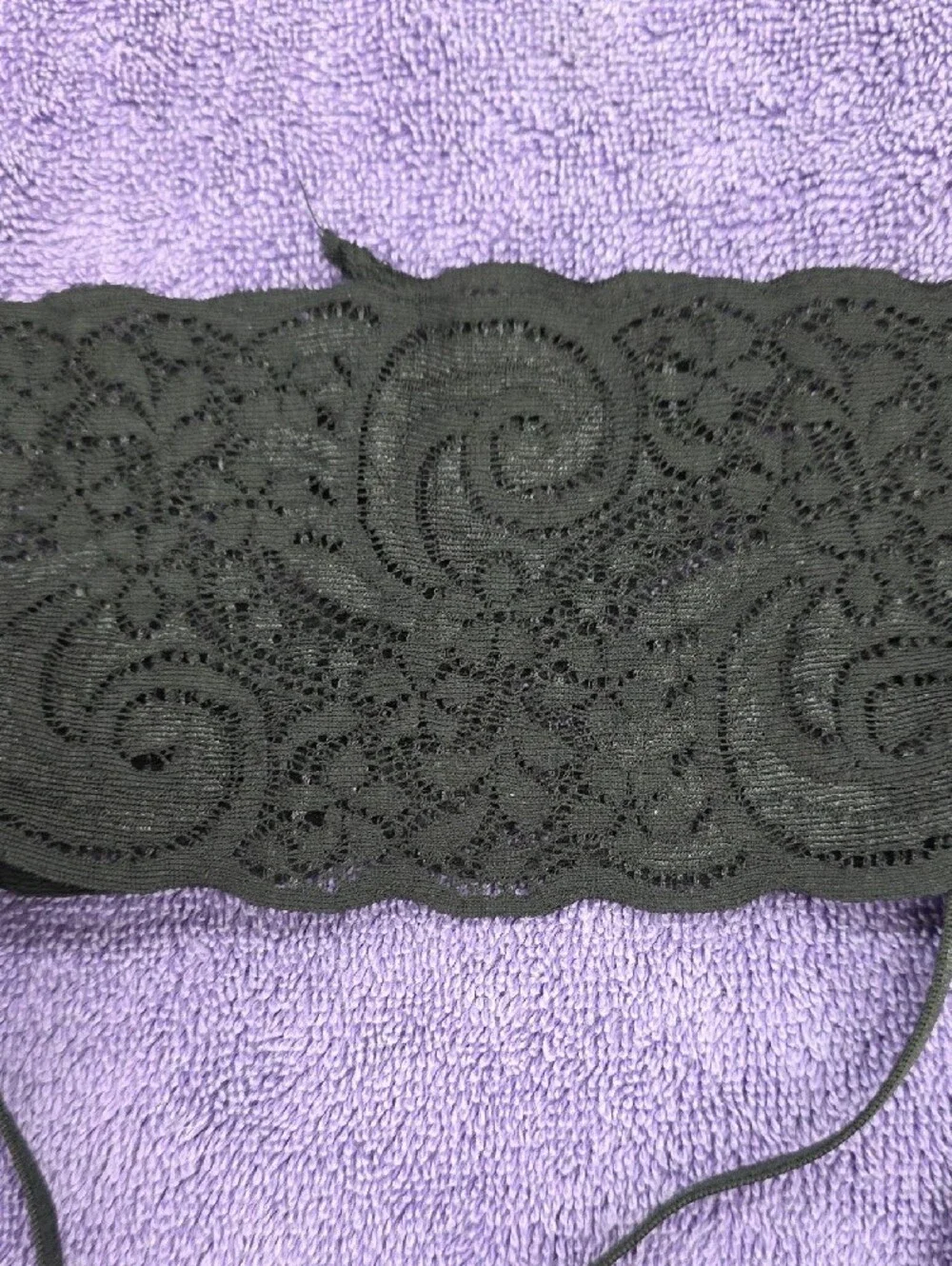 NWOT Black Lace Bra & Panty Set with Garters - Women Intimates